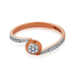 Load image into Gallery viewer, Diamond Floweret Ring