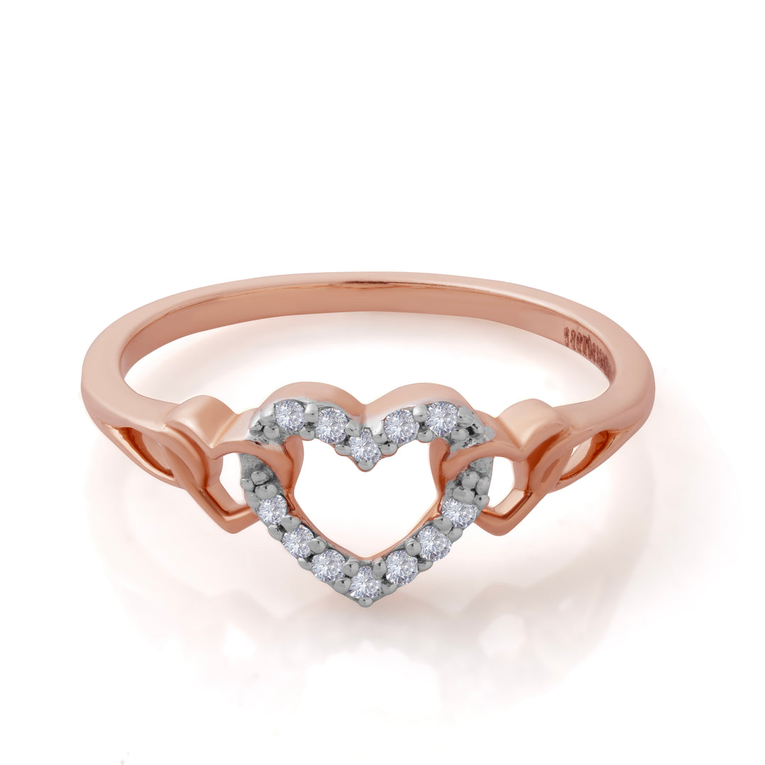 Rosetta Heart Ring