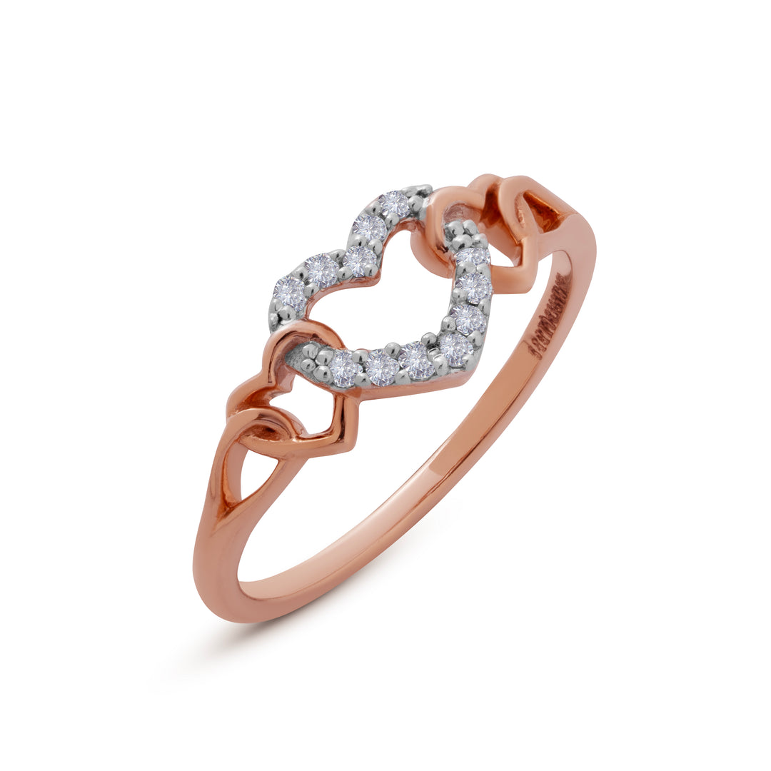 Rosetta Heart Ring