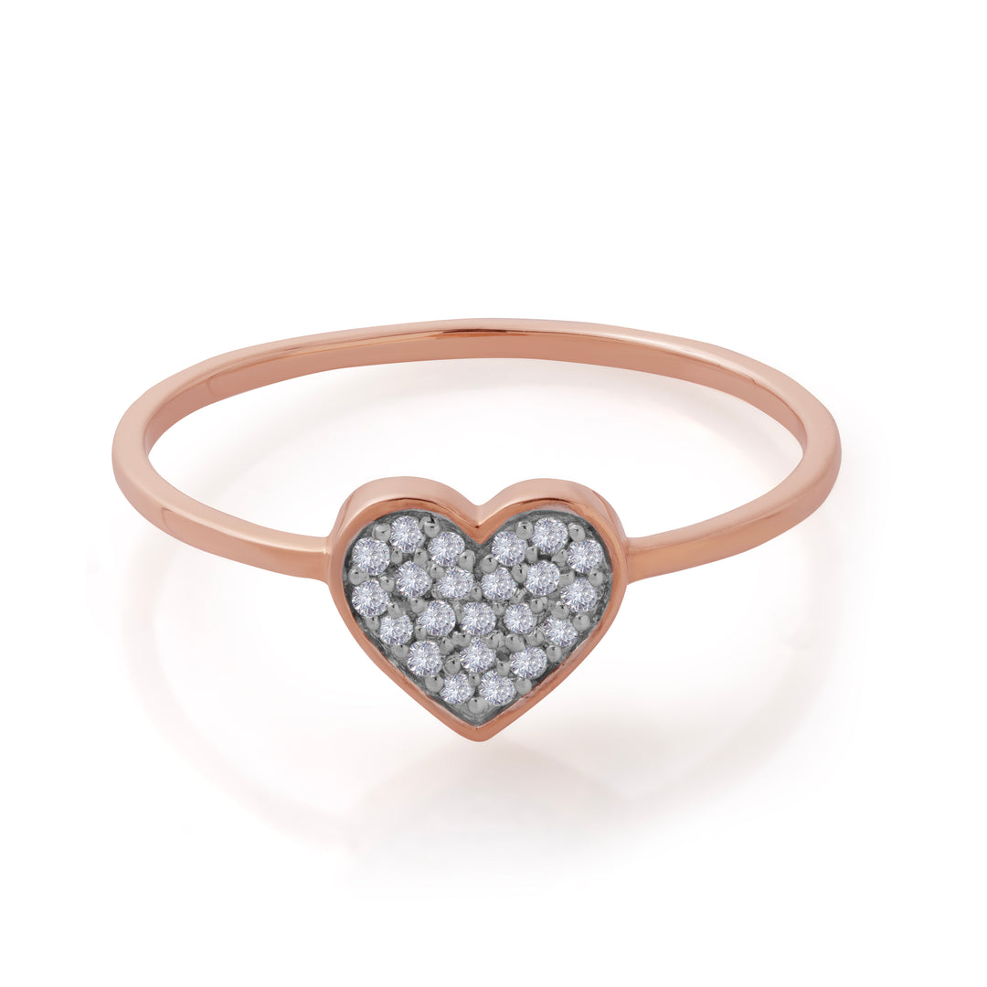 Diamond Heart Ring