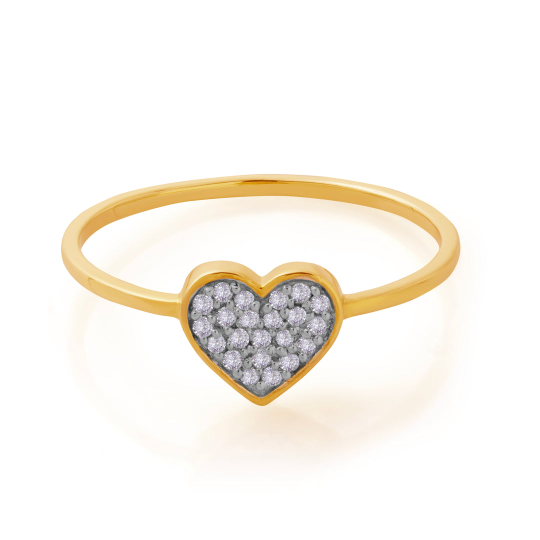 Diamond Heart Ring