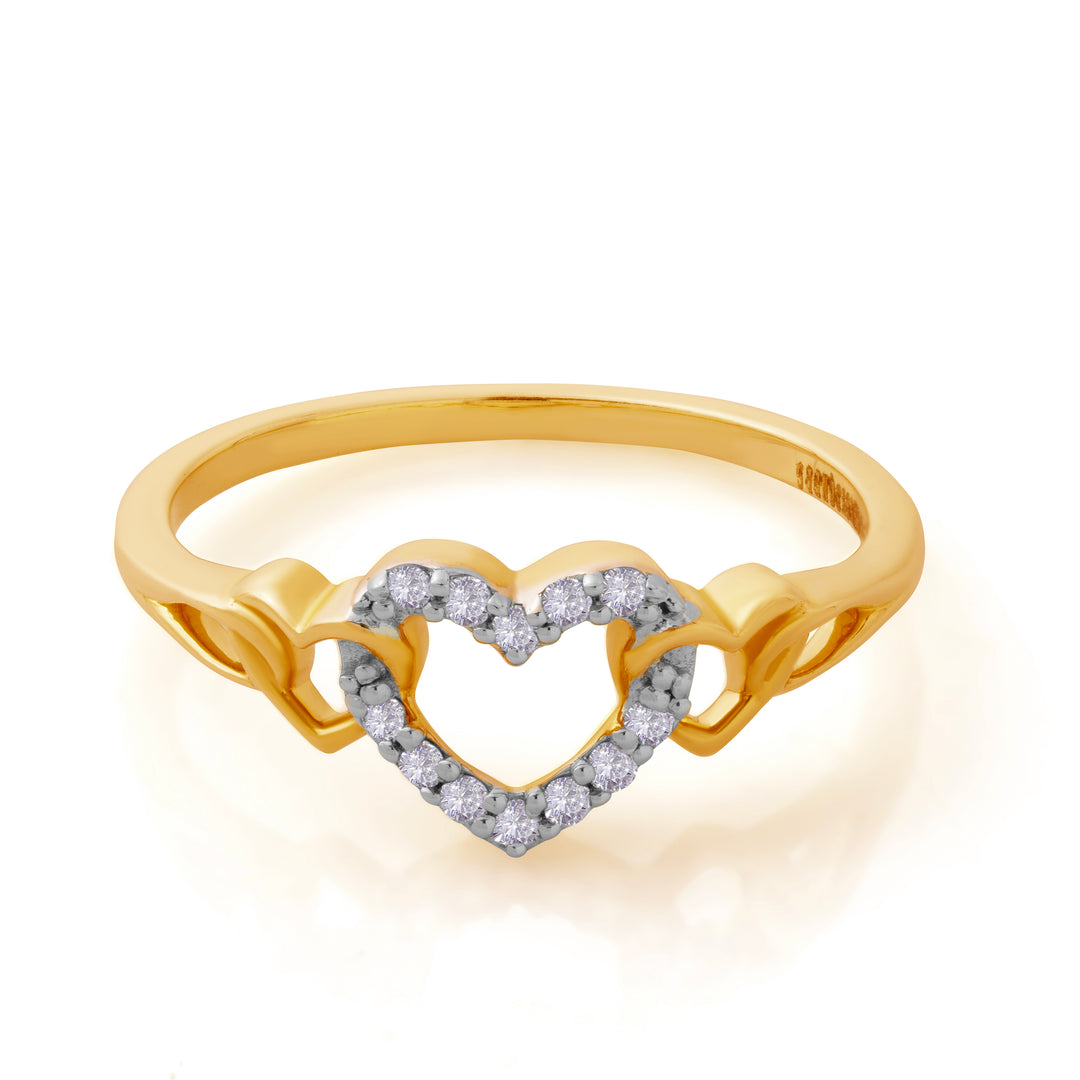 Rosetta Heart Ring